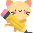 mystery drawing kitty from freepix.com